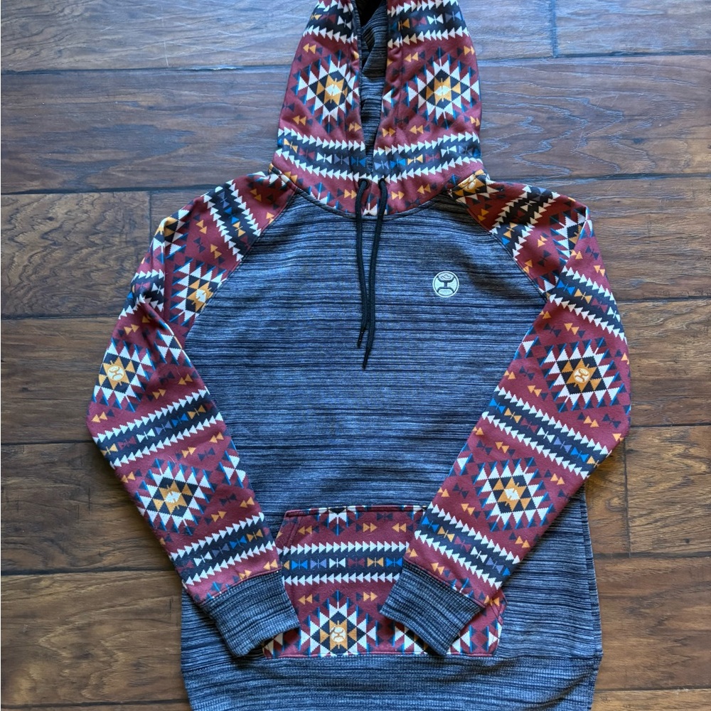 Hooey Multicolor Patterned Hoodie
